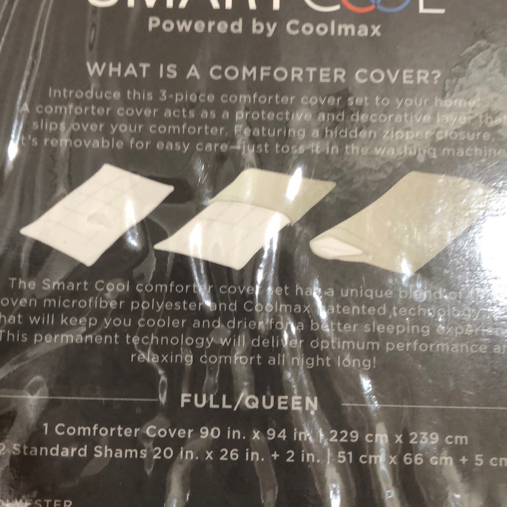 New Coolmax 3 piece Comforter Cover Set - Picture 4 of 4